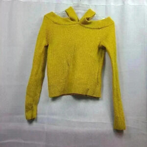 Moth by Anthropologie Yellow Wool Sweater Women's XS